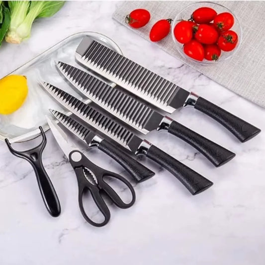 Full Kit Professional Kitchen Knives-Premium Set-High Quality Knives for Preparation and Cutting