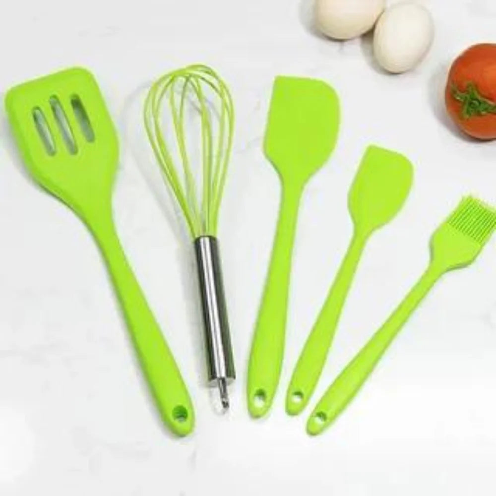 5 Kitchen Utensils Kit-Assorted Colors-Tough and Modern Design