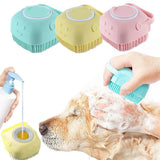 Bathroom Puppy Big Dog Cat Bath Massage Gloves Brush Soft Safety Silicone Pet Accessories for Dogs Cats Tools Mascotas Products