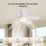 Ventilador de teto com luz