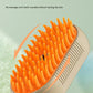 New Pet Spray Comb for Cats and Dogs Pet Electric Spray Hair Removal Comb One Key Spray Anti-Flying Massage Brush, Clean Massage